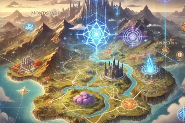 Mapa Interativo Genshin: Baús e Segredos de Teyvat!