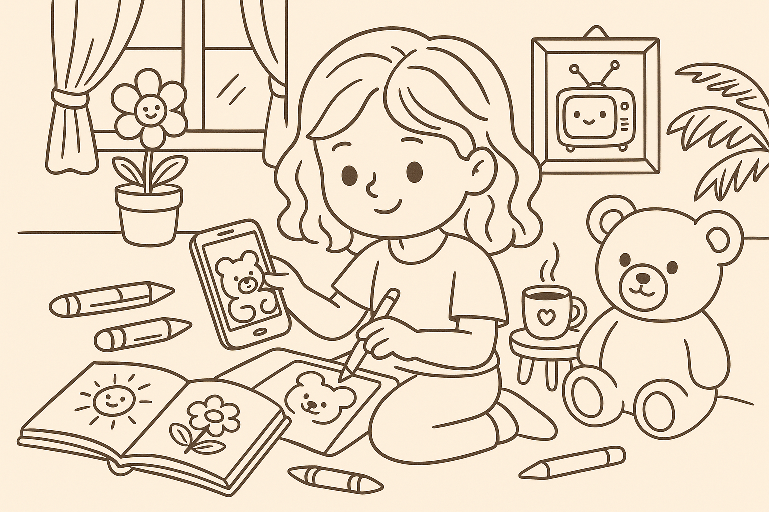 Bobbie Goods para Colorir no Celular